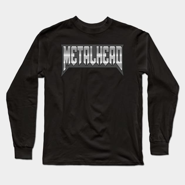 Metalhead Long Sleeve T-Shirt by skauff
